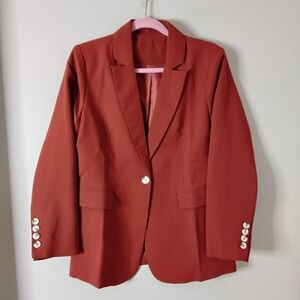 Women's Rust Blazer